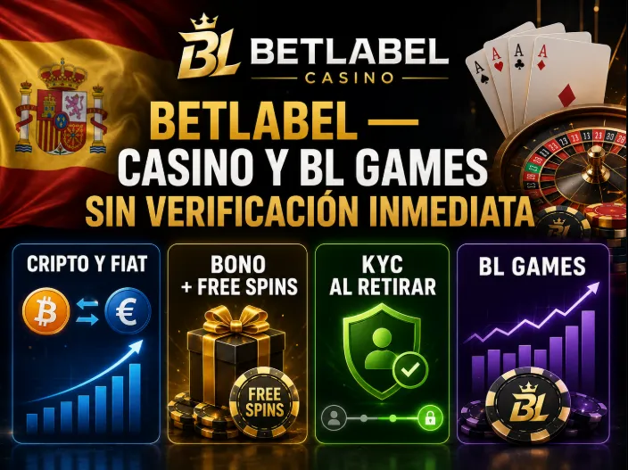 Betlabel — Casino y BL Games sin verificación inmediata
